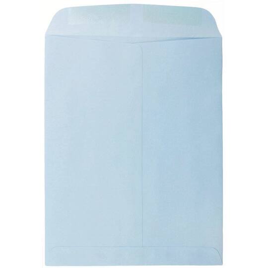 JAM Paper 10" x 13" Pastel Baby Blue Open End Catalog Envelopes